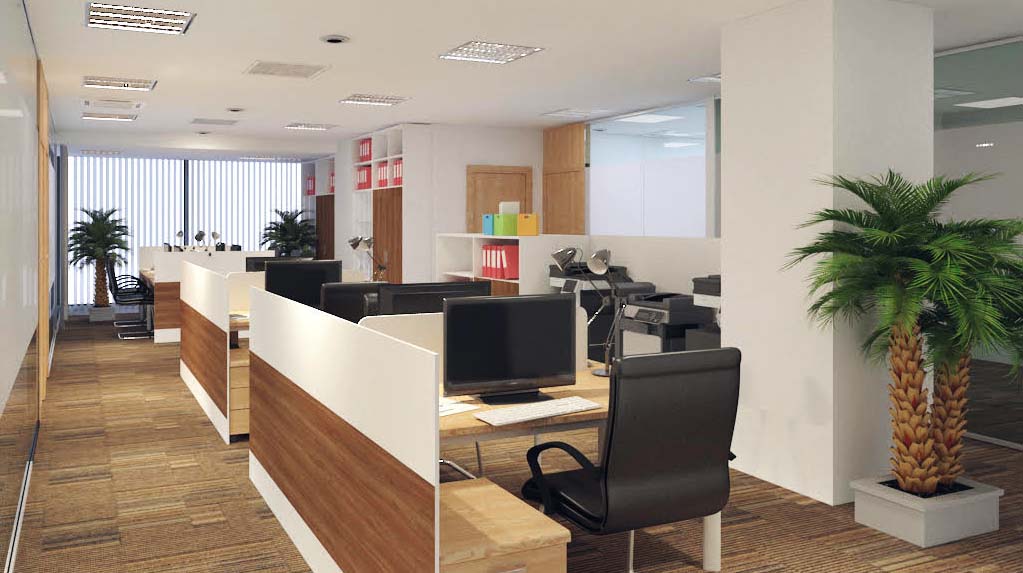 Thi công sàn nhựa văn phòng rất dễ dàng và đơn giản