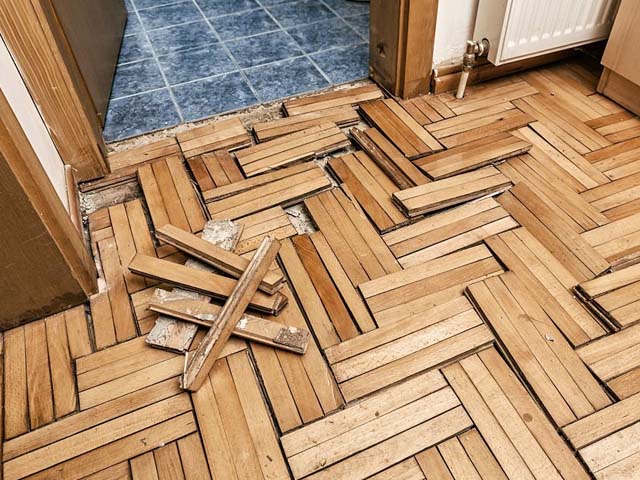 Tấm lót sàn nhà tắm gỗ cứng