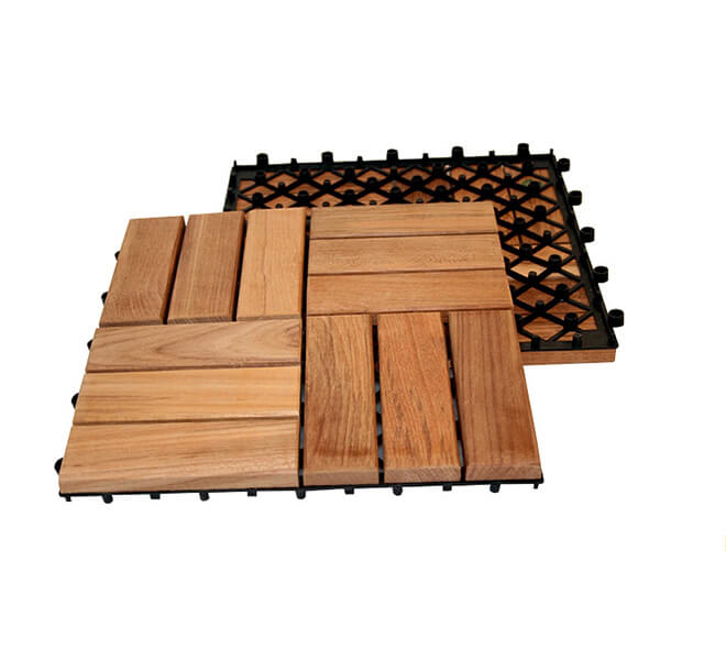 Sàn nhựa giả gỗ ngoài trời