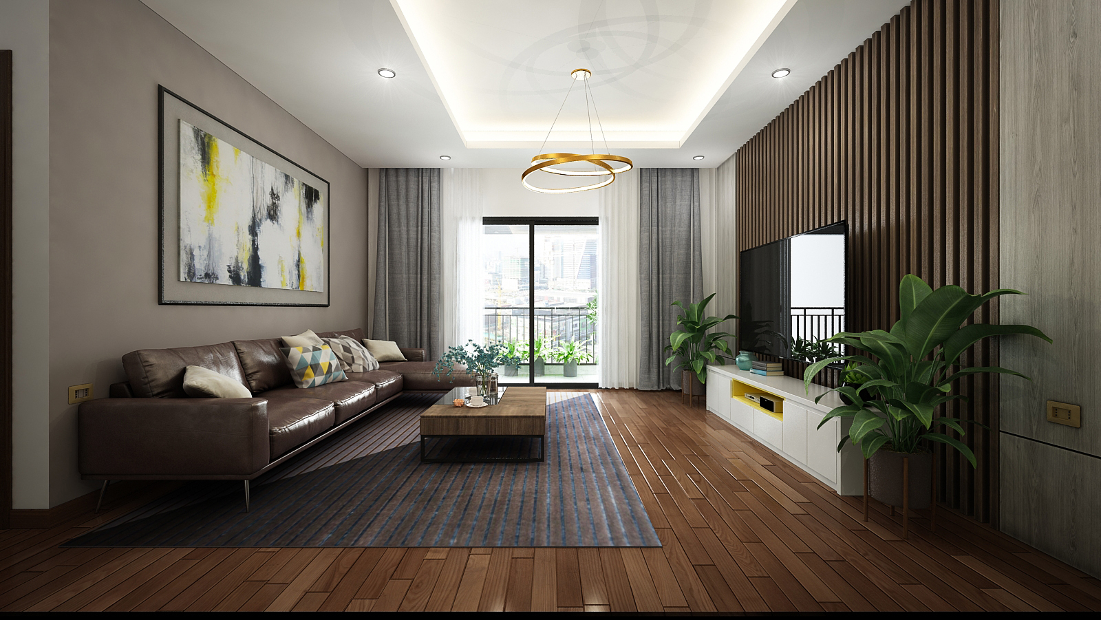 Các đặc tính khi thi công sàn nhựa phòng khách cần lưu ý