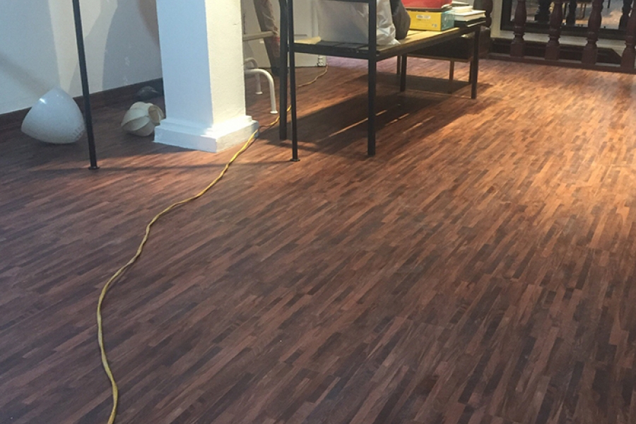 Sàn nhựa hèm khóa chống cháy không tốt