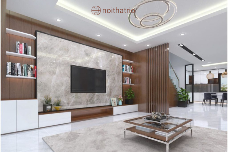 Ốp nhựa phòng khách: Lựa chọn hoàn hảo cho không gian sống sang trọng